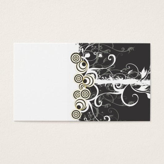 Abstract circles Profile Card (Front)