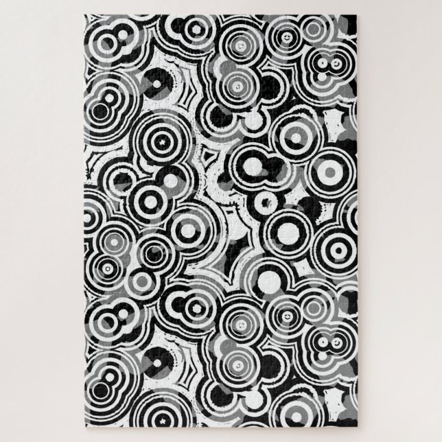 abstract circles puzzle (Vertical)