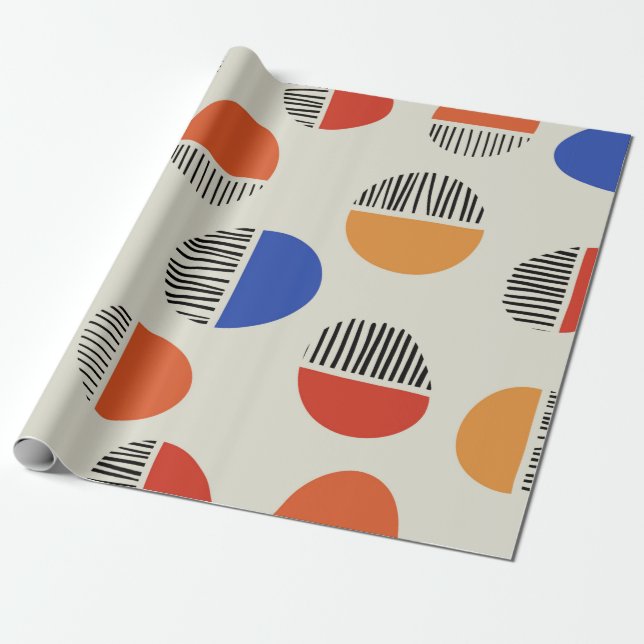 Abstract circles seamless pattern,background with  wrapping paper (Unrolled)
