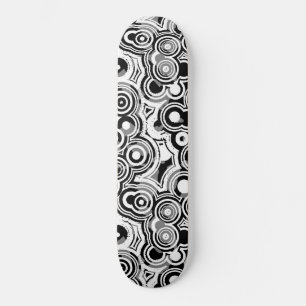  abstract circles skateboard