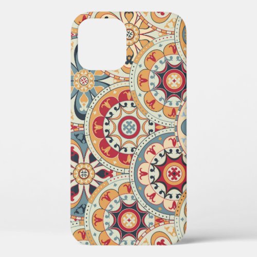 Abstract Circles Trendy Colored Wallpaper iPhone 12 Case