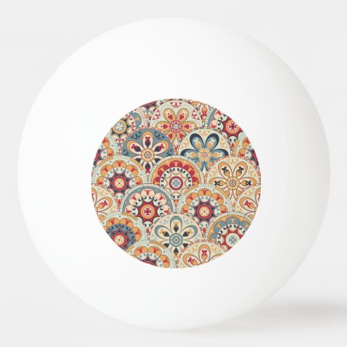 Abstract Circles Trendy Colored Wallpaper Ping Pong Ball