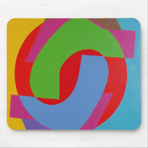 Abstract Circular Pattern Mousepad