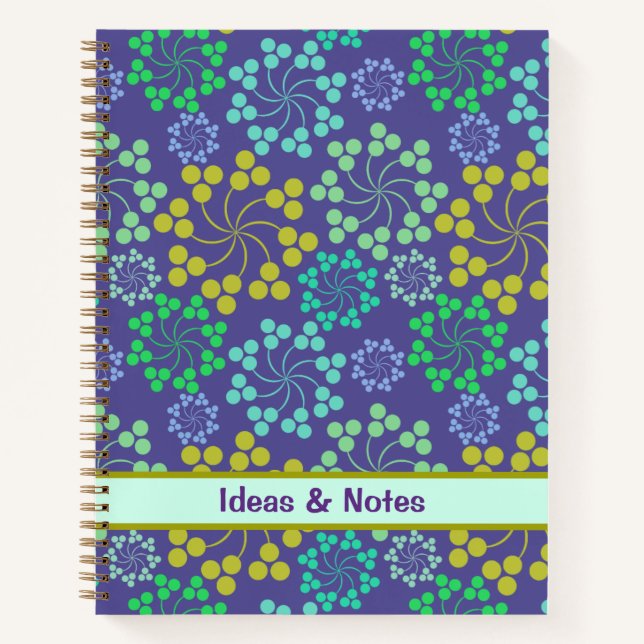 Abstract Circular Shapes Notebooks (Front)