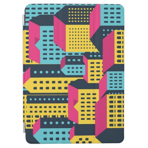 Abstract City Buildings Landscape Vintage iPad Air Cover