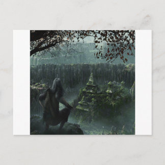 Abstract City Hidden Postcard