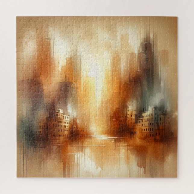 Abstract City Scape Puzzle (Vertical)