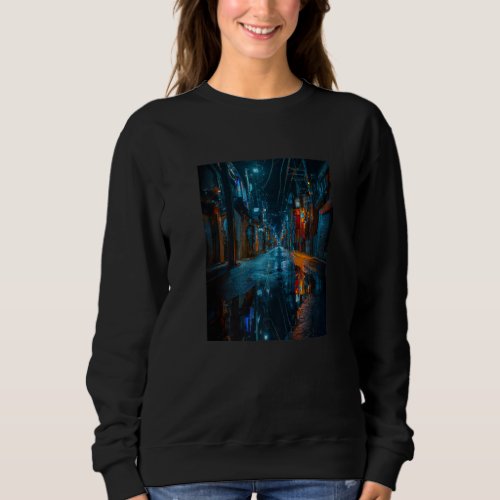 Abstract City SciFi Gamer   Sweatshirt
