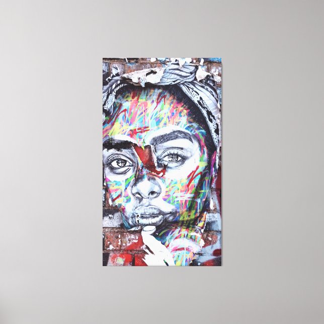 Abstract Classic Art Shape Canvas Print (Front)