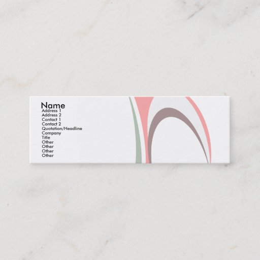 Customizable abstract classic business cards