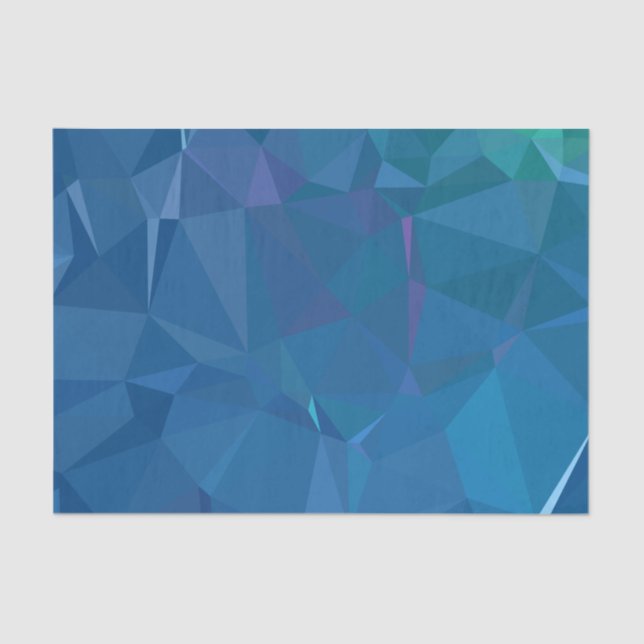Abstract & Clean Geo Designs - Island Lagoon Tissue Paper (Front)