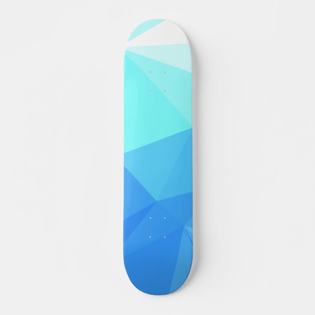 Abstract & Clean Geometric Designs - Snowcap Skateboard Deck (Front)