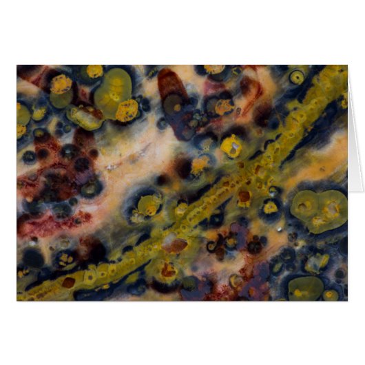 Abstract close up of Ocean Jasper Cards (Front Horizontal)