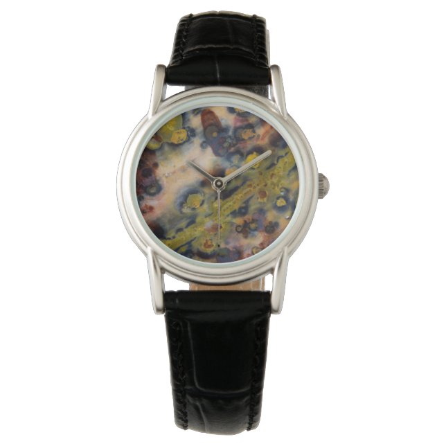 Abstract close up of Ocean Jasper Watch (Front)