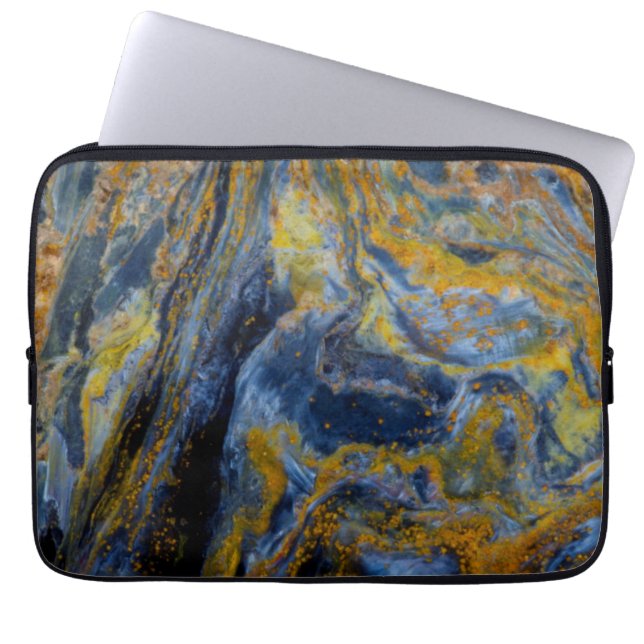 Abstract Close up of Pietersite Laptop Sleeve (Front)