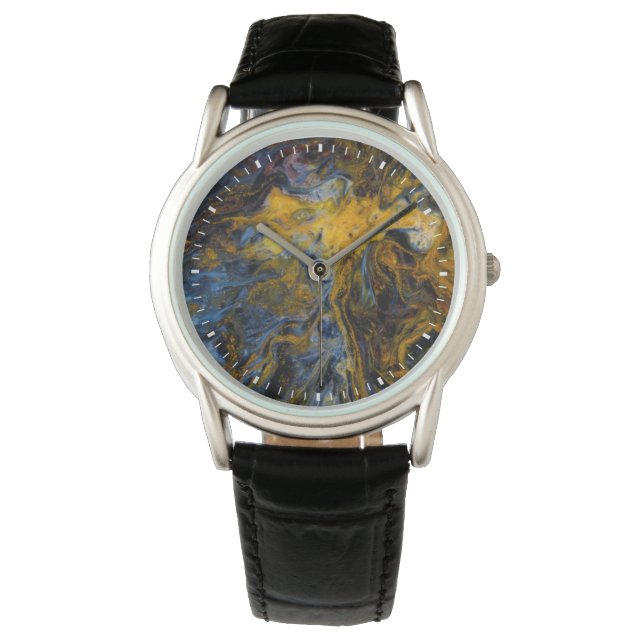 Abstract close up of Pietersite Watch (Front)