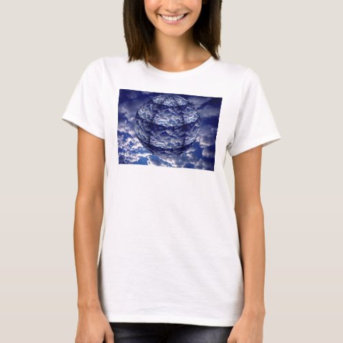 Abstract cloud 3D sphere T_Shirt