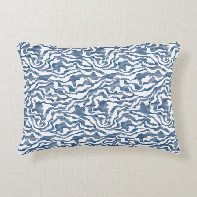 Abstract Clouds  Accent Pillow (Front)