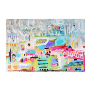 Abstract Clouds Acrylic Print