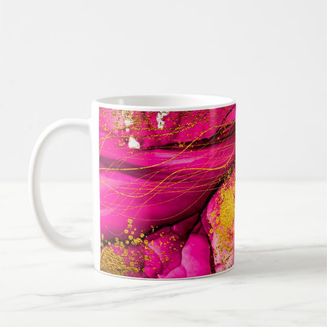 Abstract clouds-ART. Transparent creativity. Maste Coffee Mug (Left)