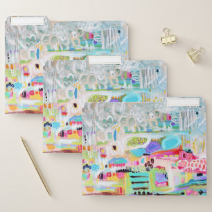 Abstract Clouds File Folder