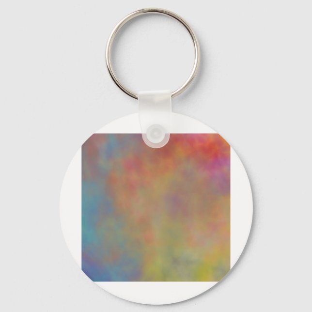abstract Clouds Keychain (Front)
