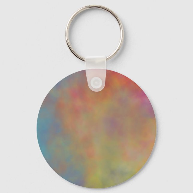 abstract Clouds Keychain (Front)