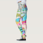 Abstract Clouds Leggings<br><div class="desc">Abstract Clouds by Karen Fields</div>