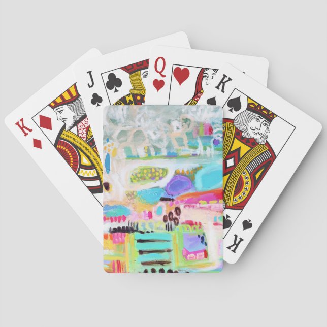 Abstract Clouds Poker Cards (Back)