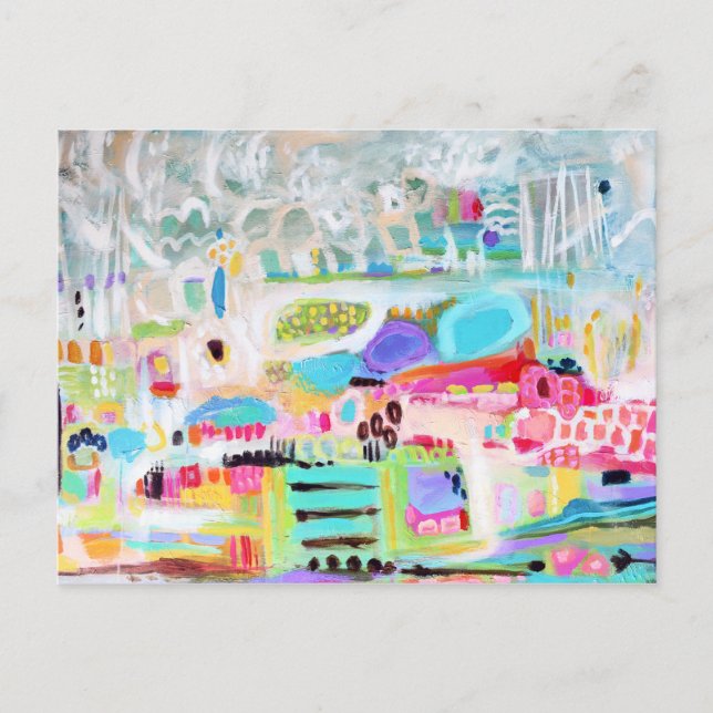 Abstract Clouds Postcard (Front)