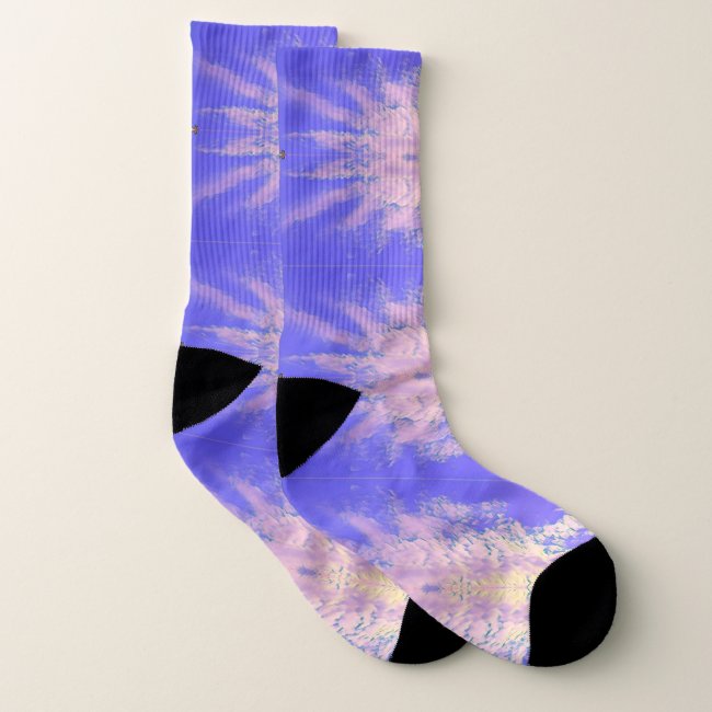 Abstract Clouds Socks