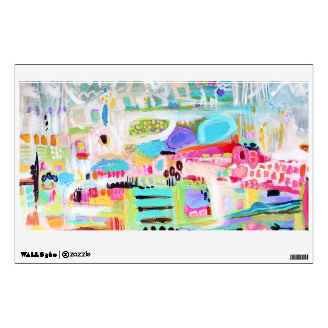 Abstract Clouds Wall Sticker (Front)