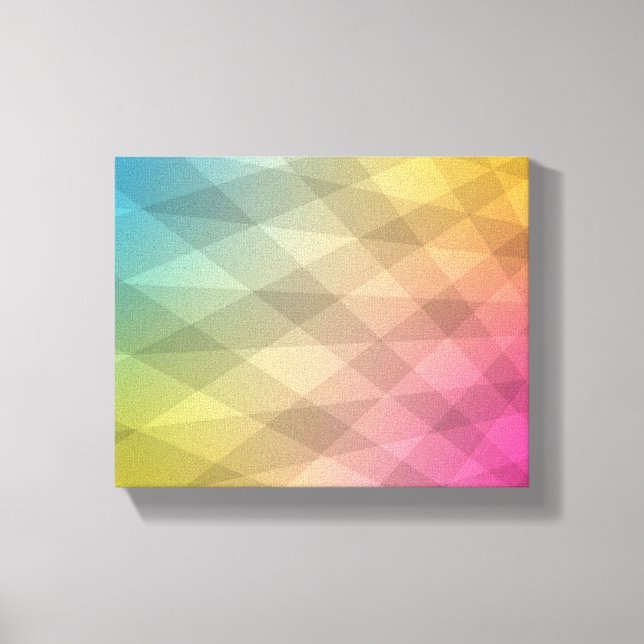 Abstract CMYK  Artwork Canvas Print (Front)