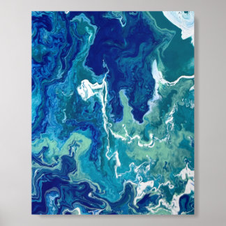 Abstract Coastal Acrylic Wall Art photo tile