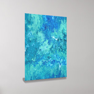 Abstract Coastal Wall Art acrylic photo tile