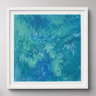 Abstract Coastal Wall Art photo tile