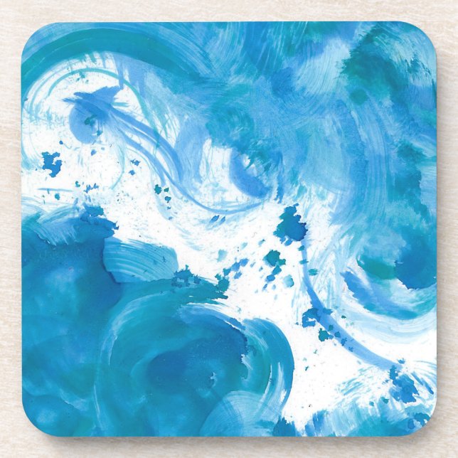 Abstract Coasters - Ocean Current (Front)