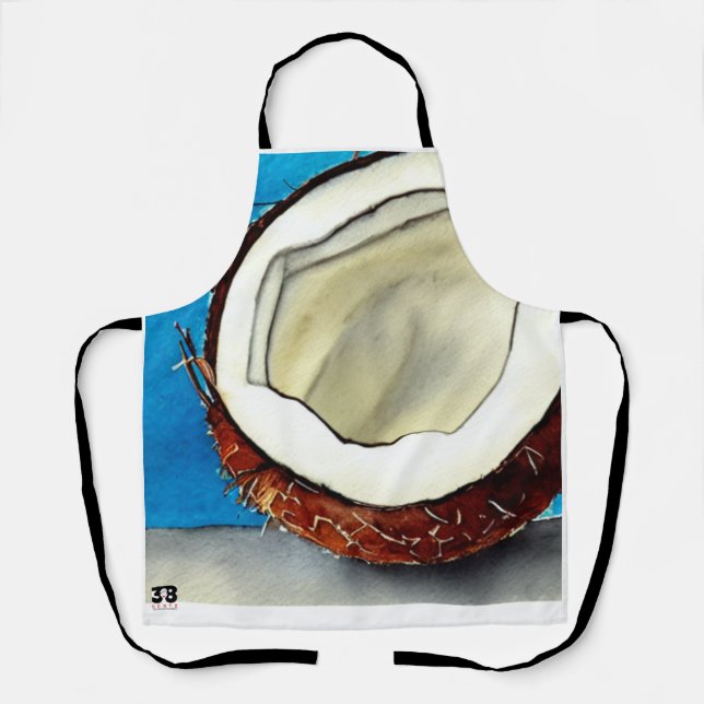 Abstract Coconut Collection Apron (Front)