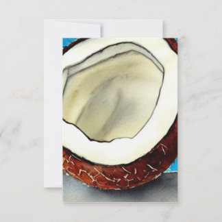 Abstract Coconut Collection Thank You Card