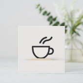 Abstract Coffee Cup Design (Standing Front)