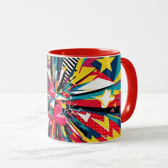 abstract coffee mug (Front Right)