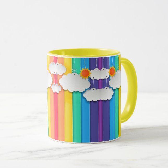 abstract coffee mug (Front Right)