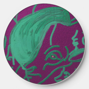 Abstract Collage Wireless Charger