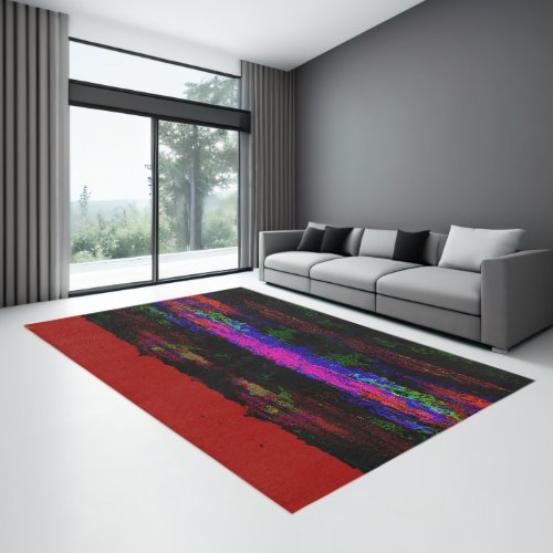 Abstract Colombian Sunset Rug