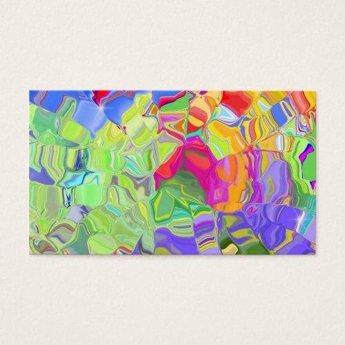 Abstract Color Business Cards