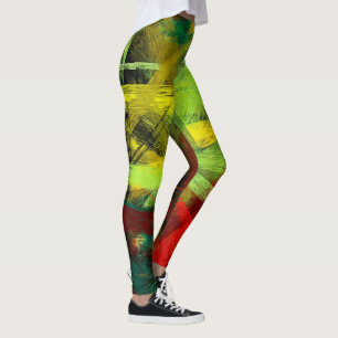 Abstract Color Art #17 Leggings
