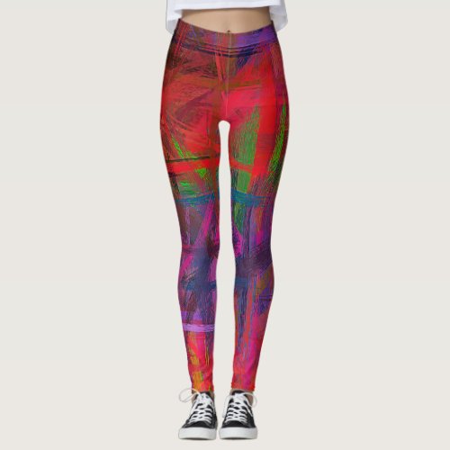 Abstract Color Art 24 Leggings