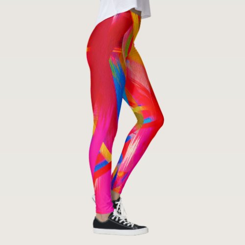 Abstract Color Art 2 Leggings