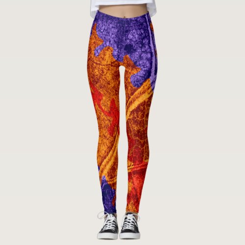 Abstract Color Art 35 Leggings