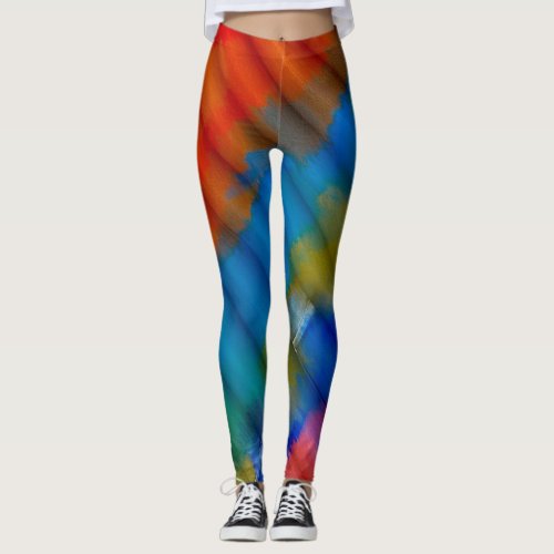 Abstract Color Art 37 Leggings